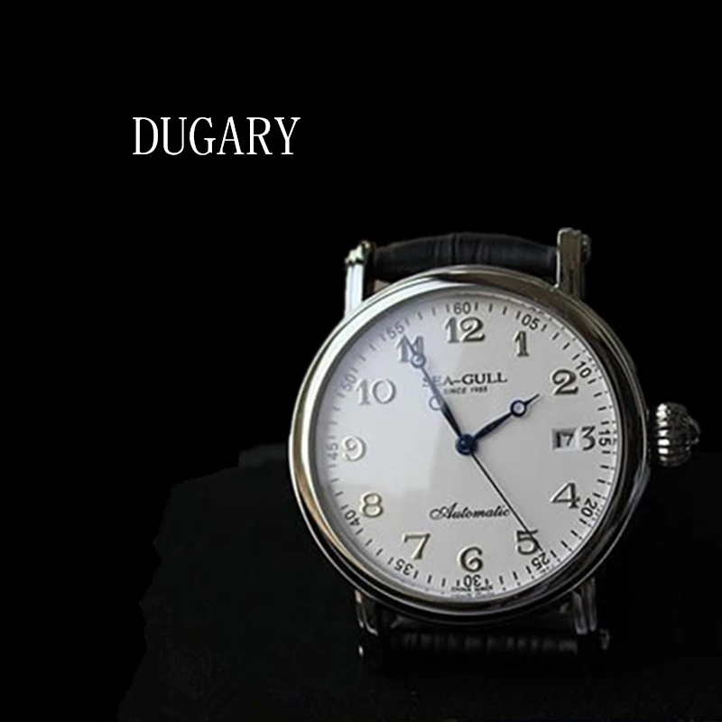 DUGARY Automatic Mechanical Watch sapphire for men Brand seagull waterproof 38mm Stainless steel Wristwatch Relogio Masculino
DUGARY Automatic Mechanical Watch sapphire for men Brand seagull waterproof 38mm Stainless steel Wristwatch Relogio Masculino