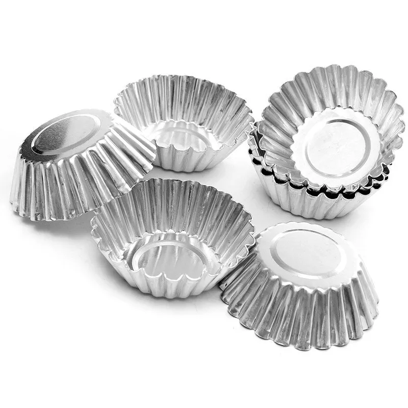 10Pcs Kitchen Mold Aluminum Alloy Egg Tart Cup Cupcake Cakes Mould For Pastry Chocolates Mousse Dessert Mini Cupcake Baking Pan
10Pcs Kitchen Mold Aluminum Alloy Egg Tart Cup Cupcake Cakes Mould For Pastry Chocolates Mousse Dessert Mini Cupcake Baking Pan