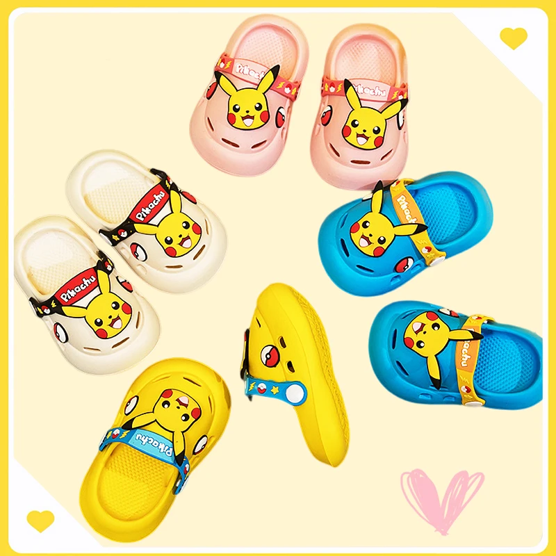 Pikachu Kids Croc Kawaii Summer Anti Slip Slippers Cartoon Sandals Anime Pokemon Lovely Soft Stylish Girls Boys Gift Cute
Pikachu Kids Croc Kawaii Summer Anti Slip Slippers Cartoon Sandals Anime Pokemon Lovely Soft Stylish Girls Boys Gift Cute
