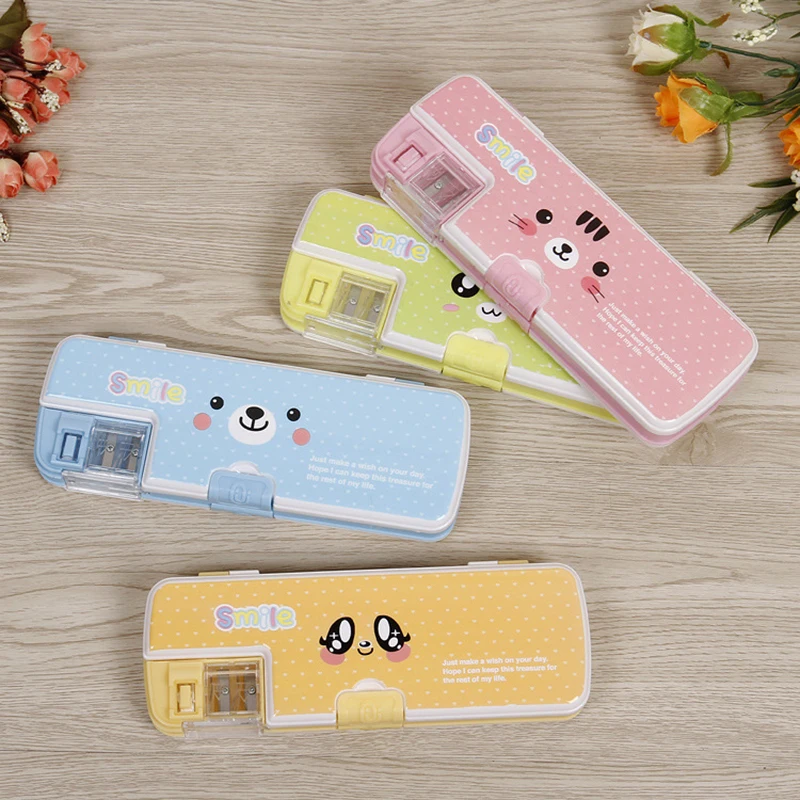Student With Cartoon Pencil case Pencil Sharpener Stationery Box Elementary School Stationery Stationery box Teaching Equipment
Student With Cartoon Pencil case Pencil Sharpener Stationery Box Elementary School Stationery Stationery box Teaching Equipment