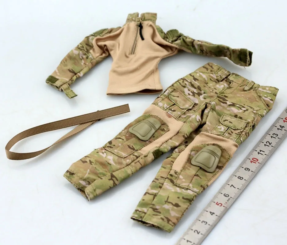 

1/6 Scale US G2 Camouflage Combat Uniform Clothes Model for 12'' Soldiers Action Figure Body Dolls Toy Fans Collectible