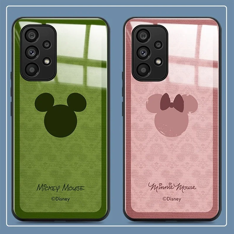 Disney Mickey Minnie Cartoon Glass Phone Case with Lanyard for Samsung Galaxy A53 A21 A22 Plus Ultra 5G Silicone Soft Edge Cover
Disney Mickey Minnie Cartoon Glass Phone Case with Lanyard for Samsung Galaxy A53 A21 A22 Plus Ultra 5G Silicone Soft Edge Cover