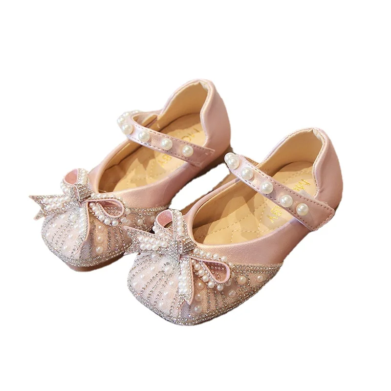 minimlsa Girls' Princess Shoes Bowknot Crystal Shoes Girls' Little Leather Shoe Semi cool Single Soft Sole Breathable Summer
minimlsa Girls' Princess Shoes Bowknot Crystal Shoes Girls' Little Leather Shoe Semi cool Single Soft Sole Breathable Summer