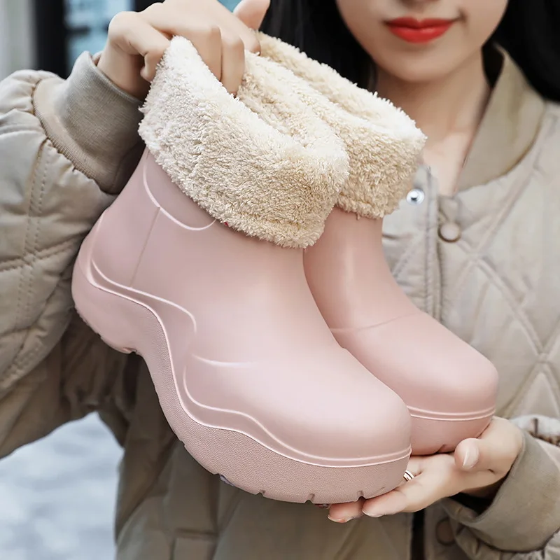 Winter Fashion High Boots for Women Outdoor Plush Warm Lined Snow Boots Handmade Quality Slip-on Botas De Mujer Trend Hot Sale
Winter Fashion High Boots for Women Outdoor Plush Warm Lined Snow Boots Handmade Quality Slip-on Botas De Mujer Trend Hot Sale