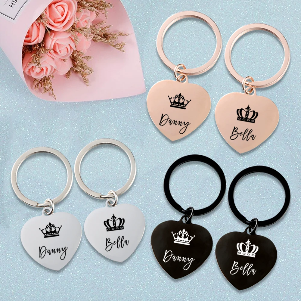 Customized Keychain Personalized with Couples Name Engraved Valentines Day Gifts for Dear Couple Lovers Keyring Fashion Keychain
Customized Keychain Personalized with Couples Name Engraved Valentines Day Gifts for Dear Couple Lovers Keyring Fashion Keychain