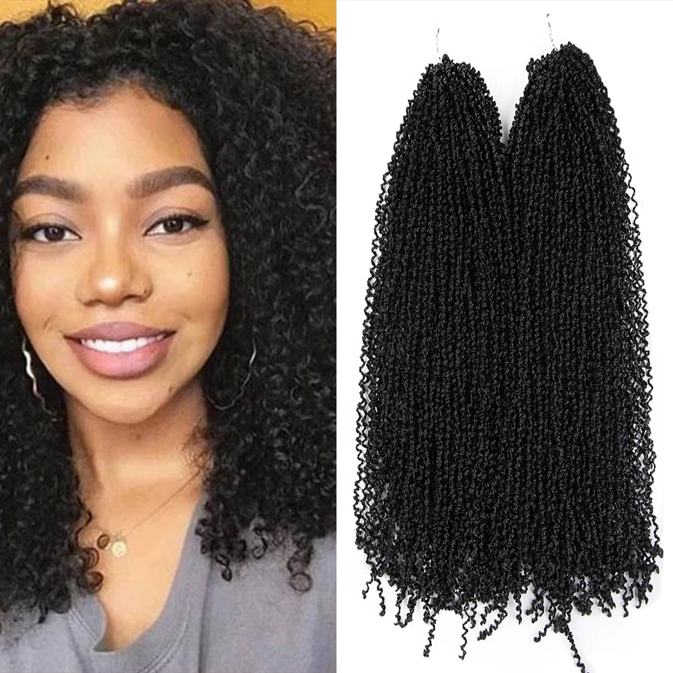 

Noble Star Afro Kinky Curly Twist Hair Crochet Hair Extensions 20 Inch Crochet Braids Ombre Brown Blonde Color For Black Women