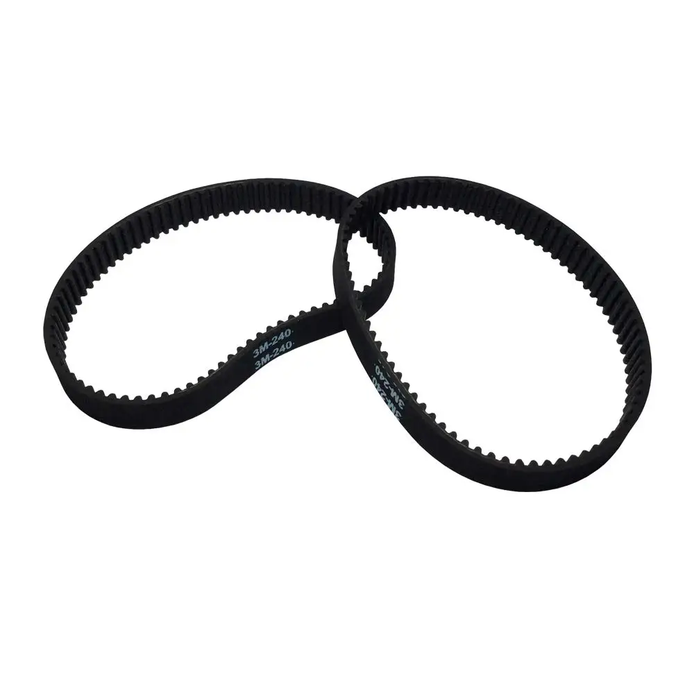 Pack of 2pcs HTD 3M Round Rubber Timing Belts Closed-Loop 240mm Length 120 Teeth 10mm Width Industrial Drive Belts
Pack of 2pcs HTD 3M Round Rubber Timing Belts Closed-Loop 240mm Length 120 Teeth 10mm Width Industrial Drive Belts