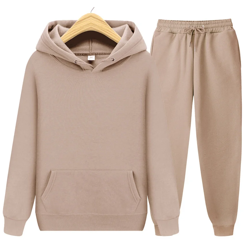 Two Piece Sets Men Women Casual Solid Color Pullover+Pants Sportswear Suit Autumn Hoodies Jogger Sport Sets Men's Tracksuit
Two Piece Sets Men Women Casual Solid Color Pullover+Pants Sportswear Suit Autumn Hoodies Jogger Sport Sets Men's Tracksuit