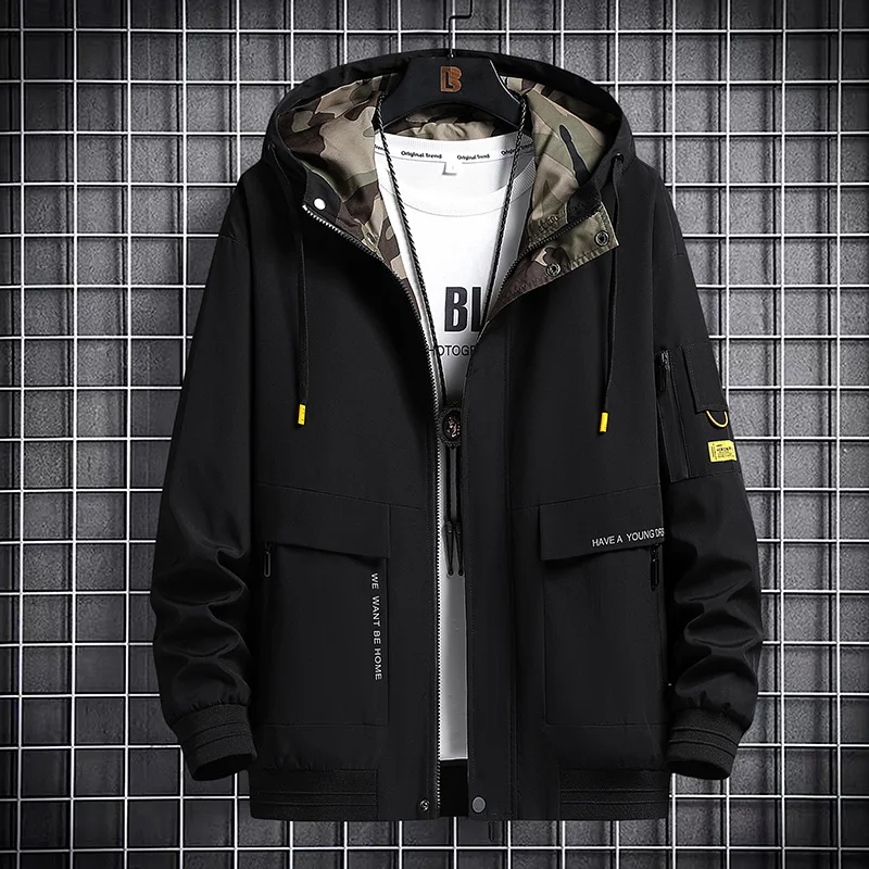 Spring and Autumn Men's New Casual Fashion Jacket Oversized Work Clothes Hooded Jacket Men's Coat Windbreaker L / 8XL
Spring and Autumn Men's New Casual Fashion Jacket Oversized Work Clothes Hooded Jacket Men's Coat Windbreaker L / 8XL