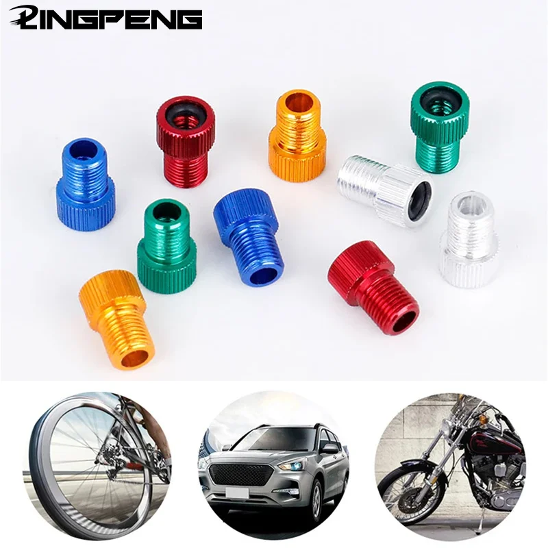 1Pcs Aluminum Bicycle Valve Adapter Aluminum Alloy Valve Adapter Pump Convert Presta To Schrader bike accessories Gas Nozzle
1Pcs Aluminum Bicycle Valve Adapter Aluminum Alloy Valve Adapter Pump Convert Presta To Schrader bike accessories Gas Nozzle