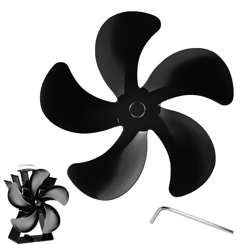 180mm 5-blade Aluminum Alloy Fan Blades Wild Universal Fireplace Fan Accessories Replacement Parts Thermal Power Stove
180mm 5-blade Aluminum Alloy Fan Blades Wild Universal Fireplace Fan Accessories Replacement Parts Thermal Power Stove