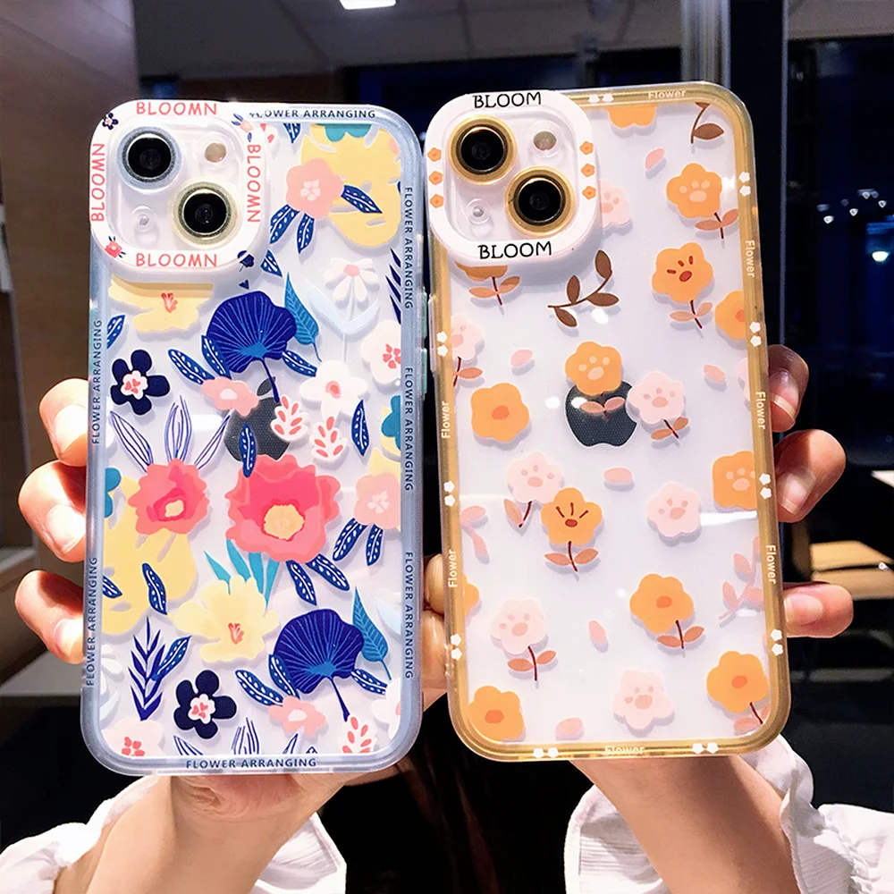 Fashion Colorful Little Flowers Phone Case for iPhone 13 Pro Max 12 11 XS XR 7 8 Plus SE 2020 Shockproof Soft TPU Clear Cover
Fashion Colorful Little Flowers Phone Case for iPhone 13 Pro Max 12 11 XS XR 7 8 Plus SE 2020 Shockproof Soft TPU Clear Cover