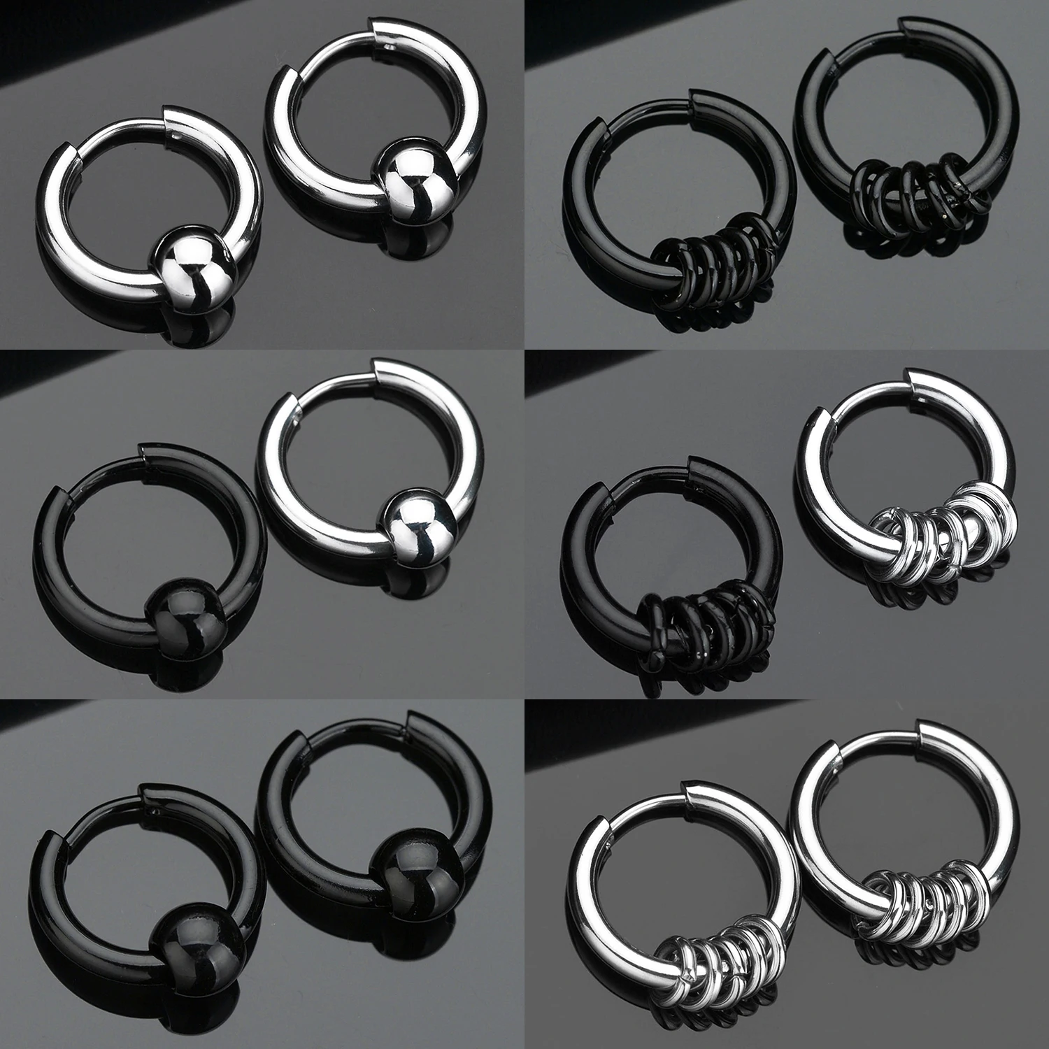 2022 Fashionable Earring Stainless Steel Circle Ear Buckle Hoop Earrings for Women Men Statement Jewelry Ear Accessories Gifts
2022 Fashionable Earring Stainless Steel Circle Ear Buckle Hoop Earrings for Women Men Statement Jewelry Ear Accessories Gifts