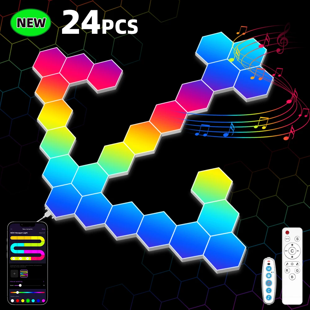 Шестиугольный RGB настенный светильник MeRGBW
Шестиугольный RGB настенный светильник MeRGBW