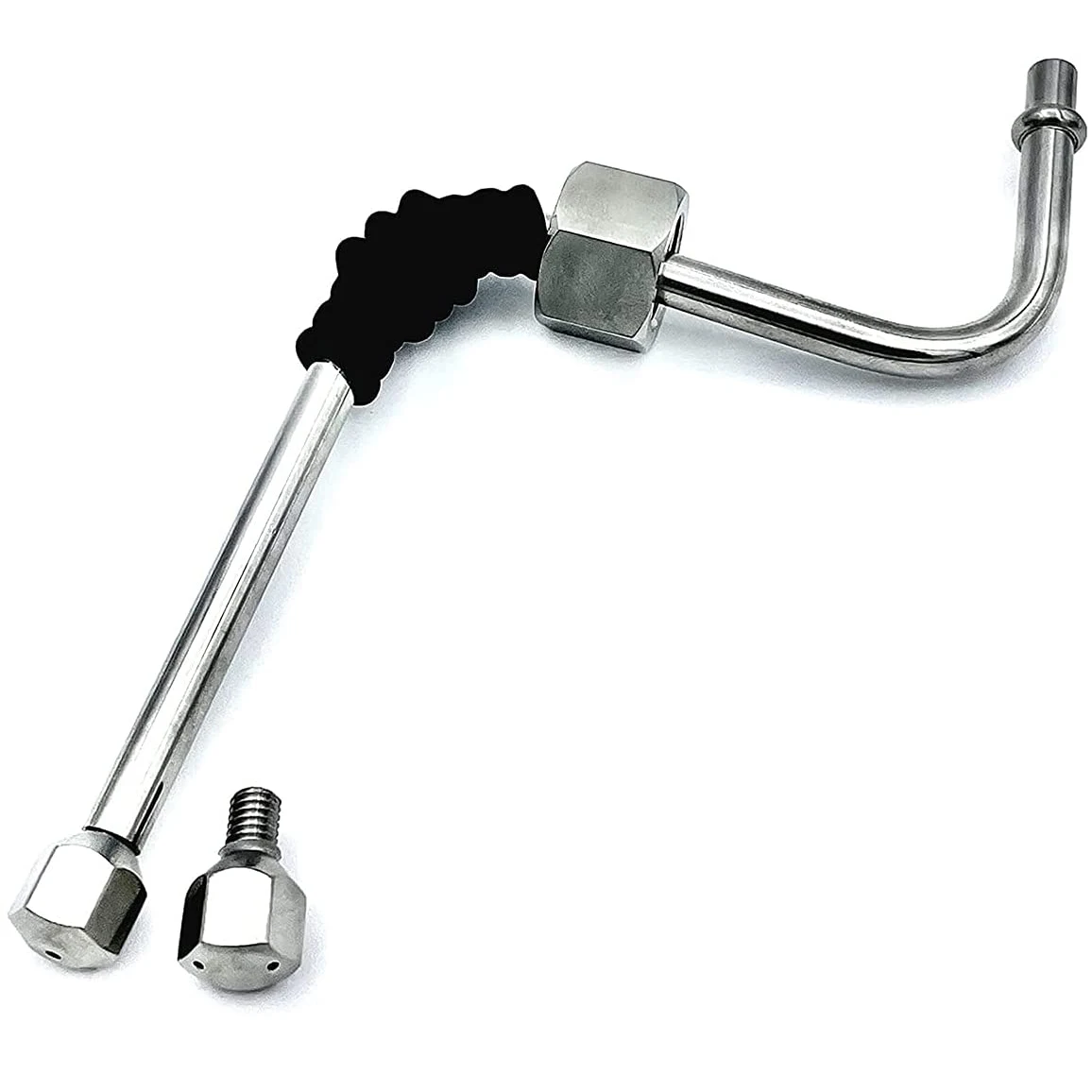 Steam Wand for Delonghi EC680/EC685, Rancilio Coffee Machine, Upgrade with Additional 3 Hole Tip Steam Nozzle
Steam Wand for Delonghi EC680/EC685, Rancilio Coffee Machine, Upgrade with Additional 3 Hole Tip Steam Nozzle