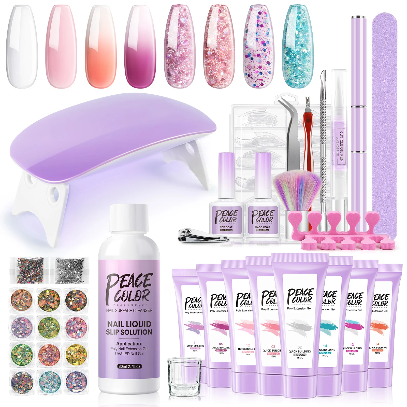 Набор полимерных УФ-гелей для ногтей с блестками для украшения ногтей, инструменты для подпиливания, Базовое покрытие, противоскользящее р...
Набор полимерных УФ-гелей для ногтей с блестками для украшения ногтей, инструменты для подпиливания, Базовое покрытие, противоскользящее р...