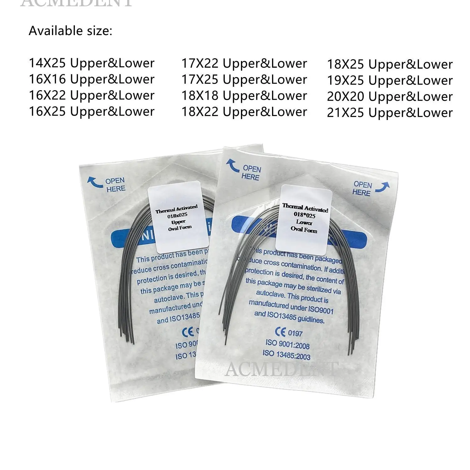 10pack Dental Orthodontic Niti Arch Wire Heat Thermal Activated Rectangular Ovoid
10pack Dental Orthodontic Niti Arch Wire Heat Thermal Activated Rectangular Ovoid