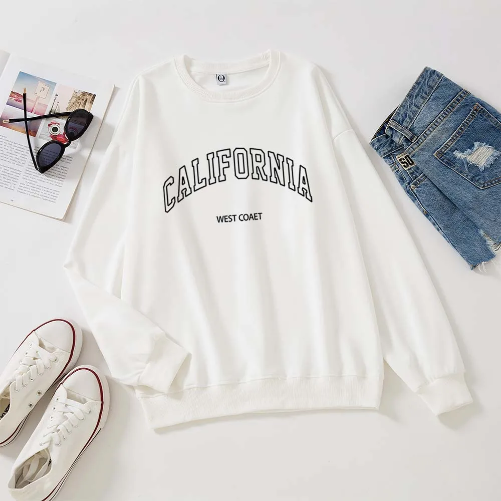 Spring Female Oversized Y2K Sweatshirt Korean Fashion Pullover for Lady Cotton Sweat Femme Vintage California Hoodies Women
Spring Female Oversized Y2K Sweatshirt Korean Fashion Pullover for Lady Cotton Sweat Femme Vintage California Hoodies Women