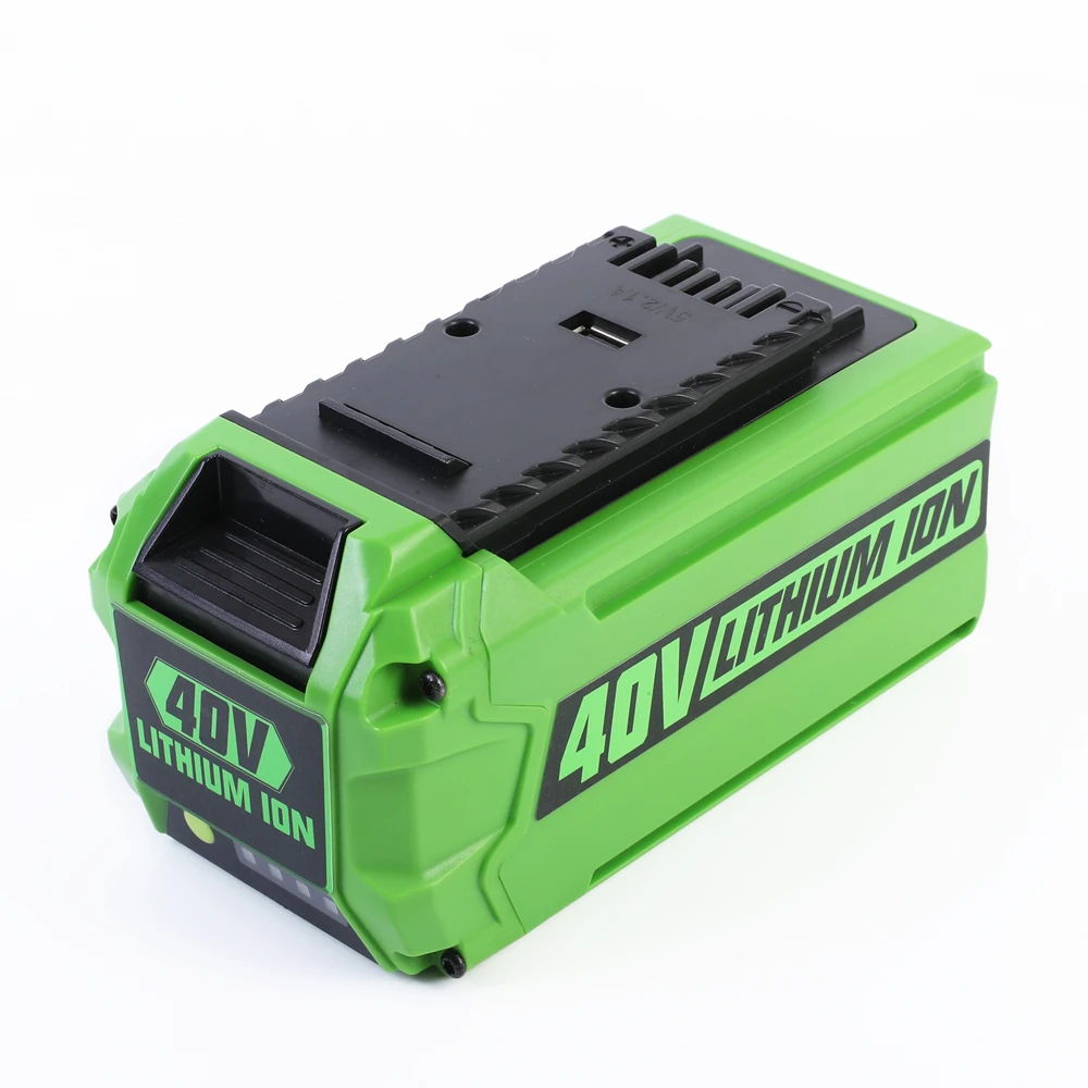 40V 5.0Ah 200Wh Lithium-Ion Battery Pack for 2909202 for Greenworks 40V G-MAX Cordless Power Equipment Tools
40V 5.0Ah 200Wh Lithium-Ion Battery Pack for 2909202 for Greenworks 40V G-MAX Cordless Power Equipment Tools