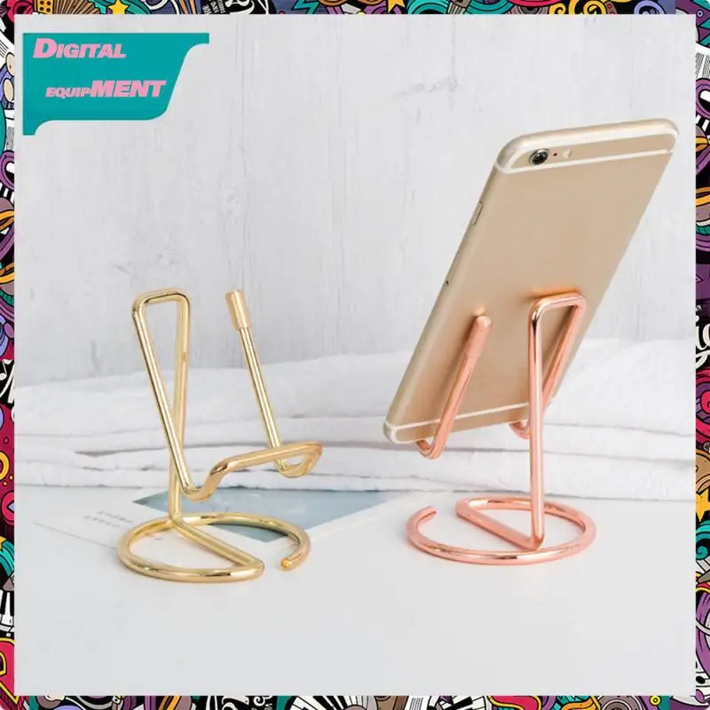 Portable Mobile Phone Stand Electroplating Process Practical Iron Linear Phone Holder Multi-scene Applicable Mini Phone Bracket
Portable Mobile Phone Stand Electroplating Process Practical Iron Linear Phone Holder Multi-scene Applicable Mini Phone Bracket