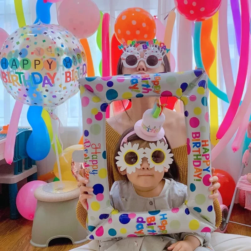 Photo Frame Balloon Birthday Party Wedding Graduation Photo Props for Kids Aluminum Film Balloon New Year Party Decoration
Photo Frame Balloon Birthday Party Wedding Graduation Photo Props for Kids Aluminum Film Balloon New Year Party Decoration