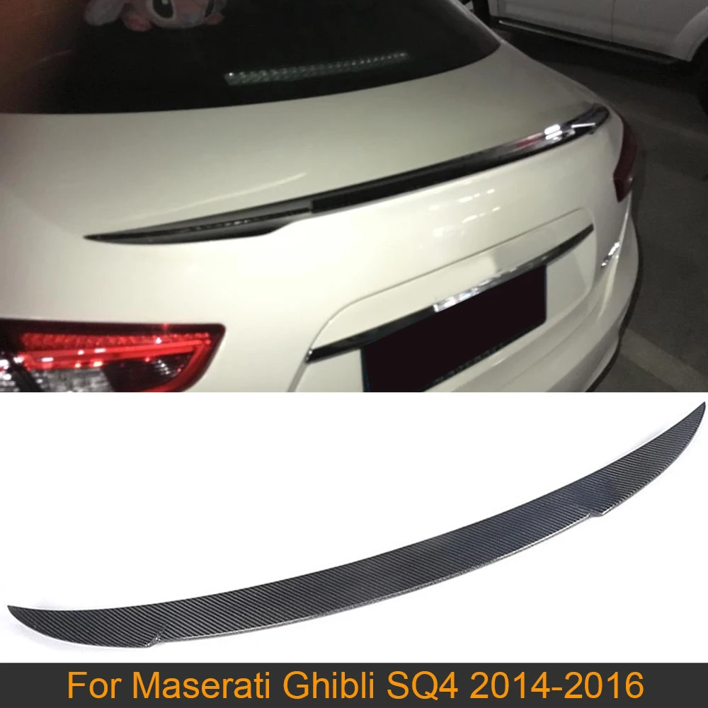 Carbon Fiber Car Rear Trunk Wing Spoiler For Maserati Ghibli SQ4 2014 2015 2016 Rear Tail Trunk Boot Lid Lip Wing Spoiler
Carbon Fiber Car Rear Trunk Wing Spoiler For Maserati Ghibli SQ4 2014 2015 2016 Rear Tail Trunk Boot Lid Lip Wing Spoiler