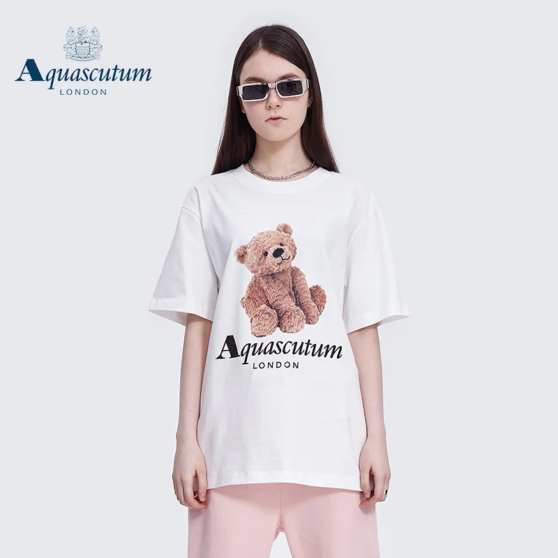 Новая весенне-летняя Мужская и Женская Корейская футболка Aquascutum, повседневная куртка с коротким рукавом и принтом для влюбленных
Новая весенне-летняя Мужская и Женская Корейская футболка Aquascutum, повседневная куртка с коротким рукавом и принтом для влюбленных