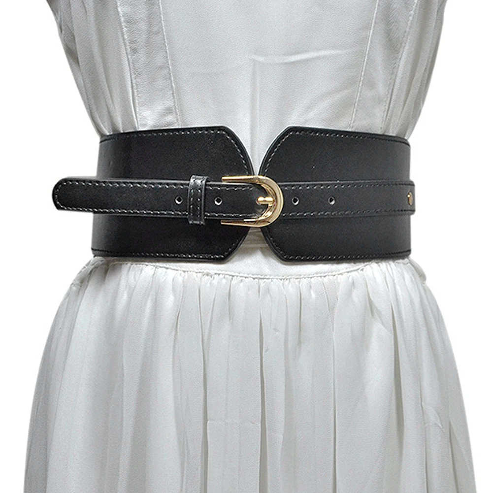 Vintage Style Buckle Belt Gothic Lolita Dress Belt Artificial Leather Women Wide Belt Elastic Fashion Dress Jacket Belt
Vintage Style Buckle Belt Gothic Lolita Dress Belt Artificial Leather Women Wide Belt Elastic Fashion Dress Jacket Belt
