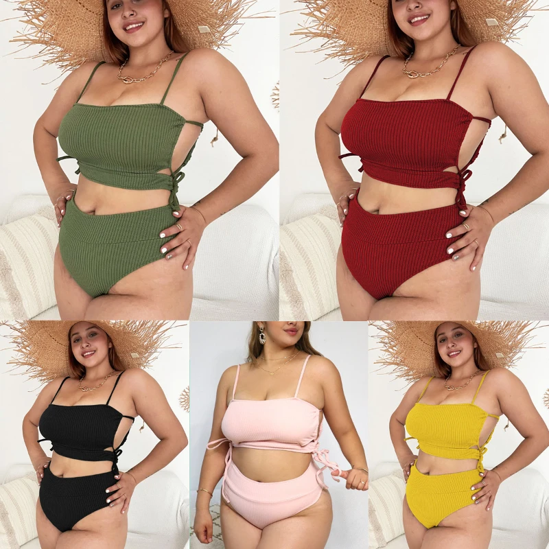 Sexy Bikinis Solid Push Up Bikini Big Size Hot Sale Padded Bra Straps High Waist Swimsuit Female Swimwear Women Biquini Bikini
Sexy Bikinis Solid Push Up Bikini Big Size Hot Sale Padded Bra Straps High Waist Swimsuit Female Swimwear Women Biquini Bikini