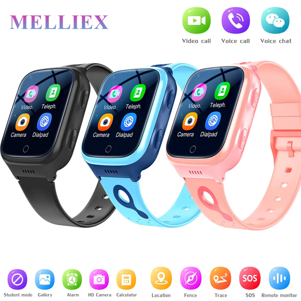 MELLIEX 4G Smartwatch Kids GPS SIM Video Call SOS IP67 Waterproof Child Smart Watch Camera Monitor Tracker Location Phone Watch
MELLIEX 4G Smartwatch Kids GPS SIM Video Call SOS IP67 Waterproof Child Smart Watch Camera Monitor Tracker Location Phone Watch