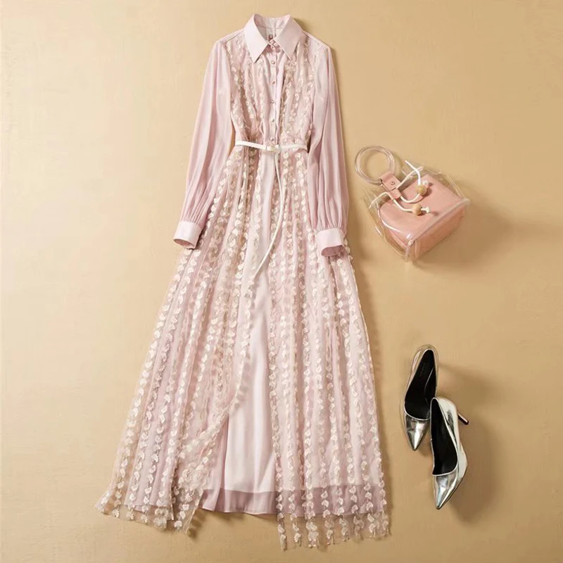 Red RoosaRosee Fashion Summer 2022 Women Turn-down Collar Embroidery Long Sleeve Maxi Holiday Dress Female Vestidos Robe Femme
Red RoosaRosee Fashion Summer 2022 Women Turn-down Collar Embroidery Long Sleeve Maxi Holiday Dress Female Vestidos Robe Femme