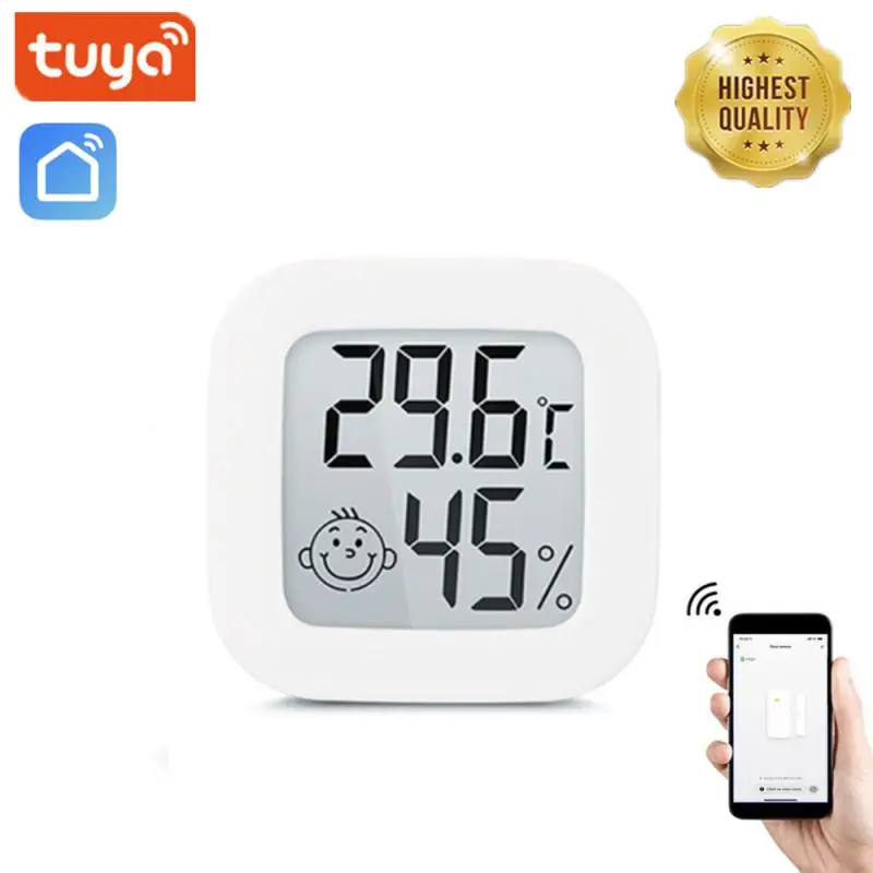 Новейший умный датчик температуры и влажности Tuya Bluetooth, внутренний термометр, гигрометр, умная жизнь в реальном времени
Новейший умный датчик температуры и влажности Tuya Bluetooth, внутренний термометр, гигрометр, умная жизнь в реальном времени