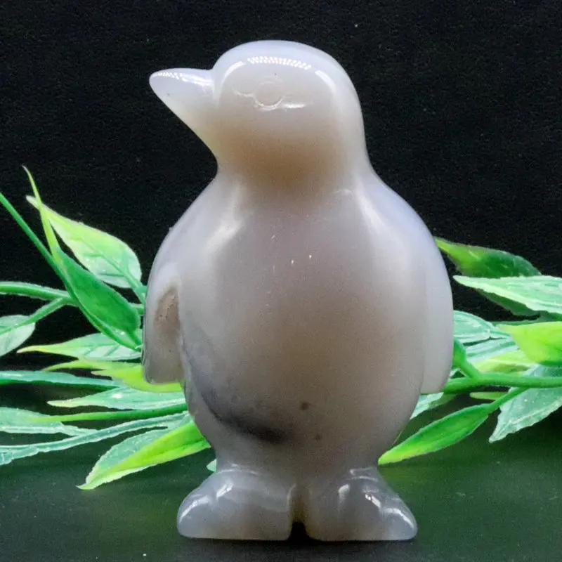 2.6inch 120g Natural Stone Statue Hand Carved Gemstone Crystal Agate Penguin Reiki Figurine Animal Ornament
2.6inch 120g Natural Stone Statue Hand Carved Gemstone Crystal Agate Penguin Reiki Figurine Animal Ornament