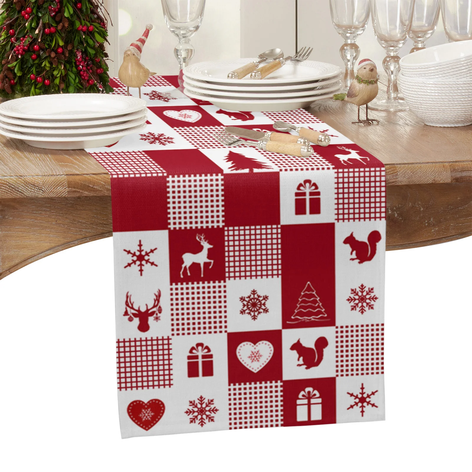 Рождественская красная клетчатая зимняя скатерть, коврики, Свадебный кофейный столик, Декор для дома, отеля, кухни, столового стола, аксессу...
Рождественская красная клетчатая зимняя скатерть, коврики, Свадебный кофейный столик, Декор для дома, отеля, кухни, столового стола, аксессу...