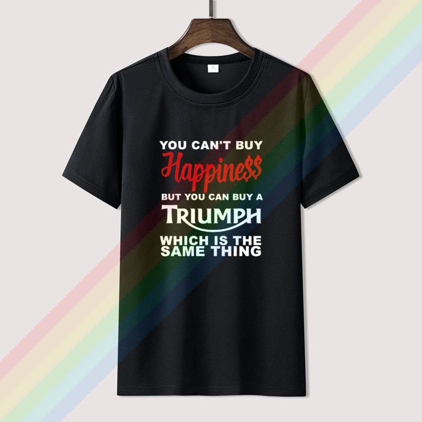 Riumph Cant Buy Happiness Motorcycle Men Women Summer 100% Cotton Black Tees Male Newest Top Popular Normal Tee Shirts Unisex 
Riumph Cant Buy Happiness Motorcycle Men Women Summer 100% Cotton Black Tees Male Newest Top Popular Normal Tee Shirts Unisex