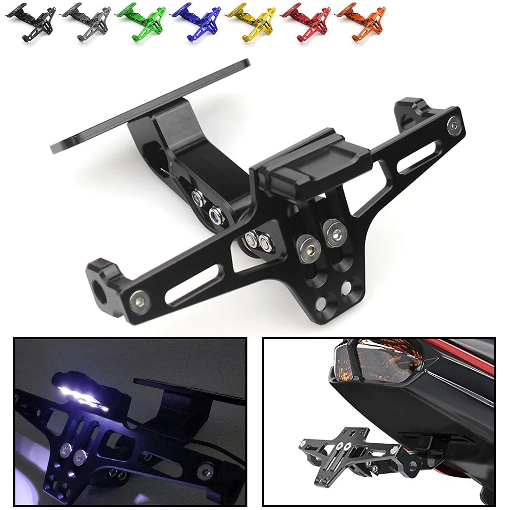 Motorcycle Universal Tail Tidy Rear License Plate Holder With Led Light For Yamaha R1 R6 R3 R15 FZ1 FZ6 FZ8 MT03 MT07 MT09 XJ6
Motorcycle Universal Tail Tidy Rear License Plate Holder With Led Light For Yamaha R1 R6 R3 R15 FZ1 FZ6 FZ8 MT03 MT07 MT09 XJ6