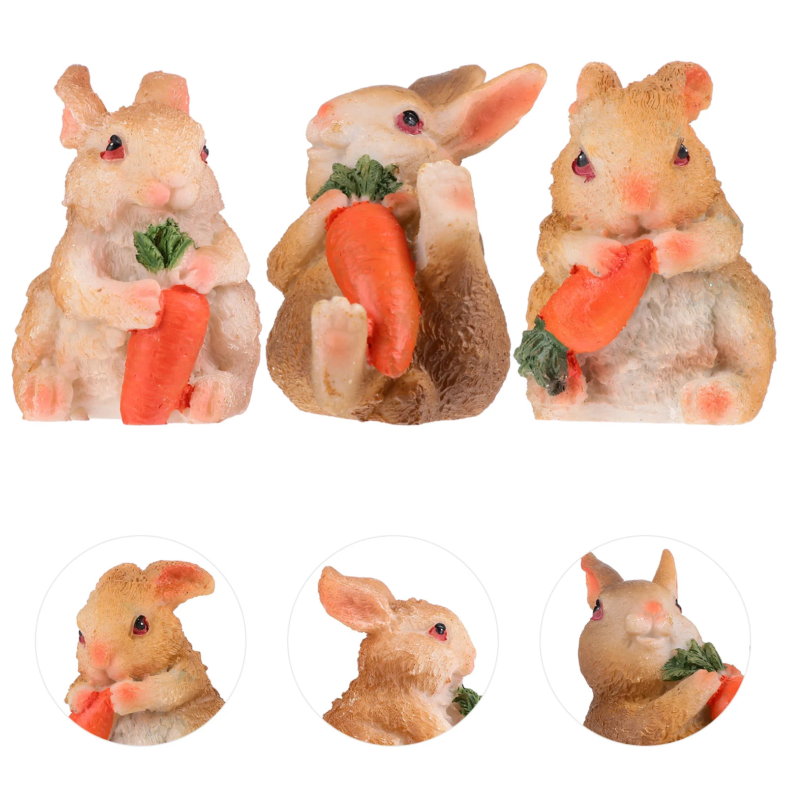 3pcs Rabbit Miniature Figurines Micro Landscape Rabbit Bonsai Decorations Miniature Landscape Accessory
3pcs Rabbit Miniature Figurines Micro Landscape Rabbit Bonsai Decorations Miniature Landscape Accessory