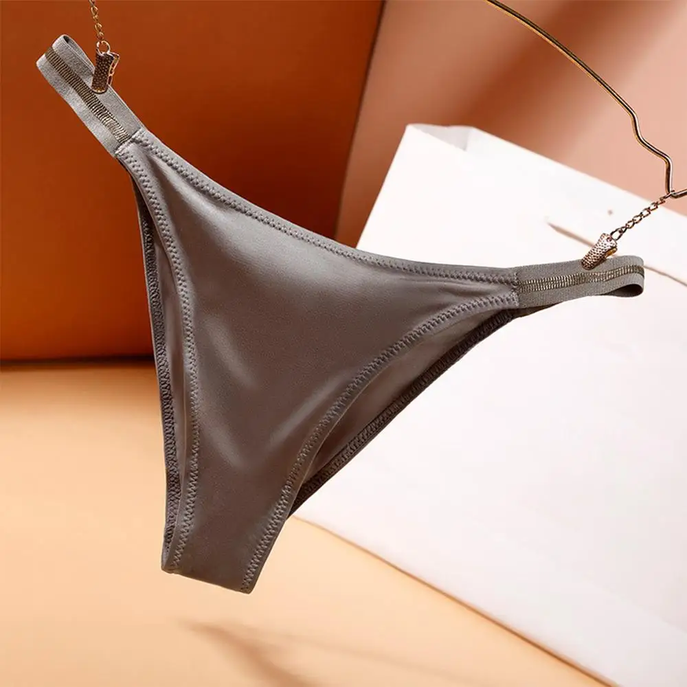 Ice Silk T Back Thong Sexy Panties Women Seamless G String Comfortable Mid Waist Bikini Briefs Underpants Sexy Lingerie A50
Ice Silk T Back Thong Sexy Panties Women Seamless G String Comfortable Mid Waist Bikini Briefs Underpants Sexy Lingerie A50