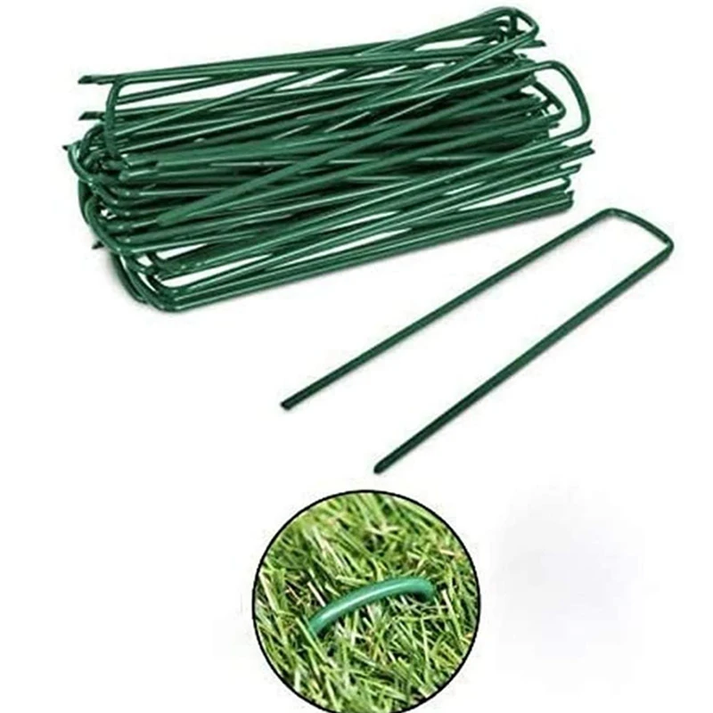 15PCS Landscape Staples U-Type Turf Stake for Artificial Grass Rust Proof Sod Pin for Securing Fences Weed Barrier Outdoor
15PCS Landscape Staples U-Type Turf Stake for Artificial Grass Rust Proof Sod Pin for Securing Fences Weed Barrier Outdoor