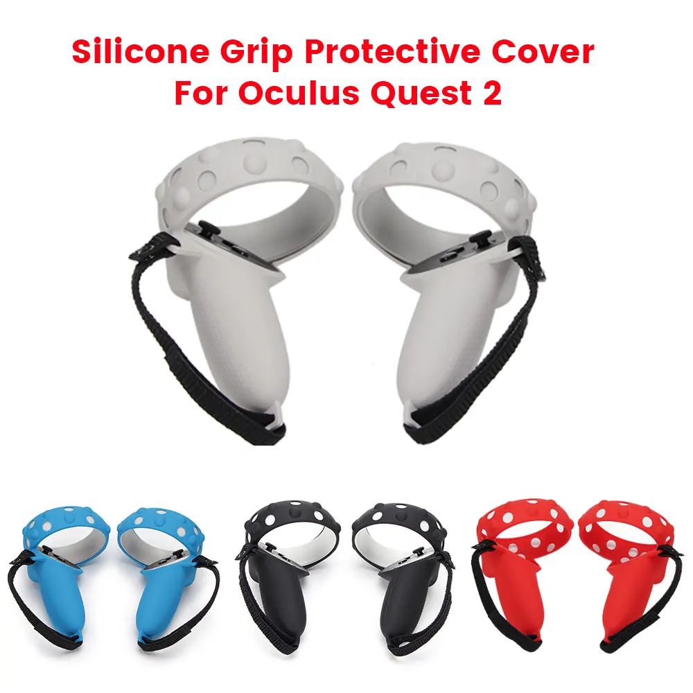 VR Handle Silicone Protective Cover for Oculus Quest 2 Controller Grips Sleeve+Anti-Lost Strap for Oculus Quest 2 VR Accesories
VR Handle Silicone Protective Cover for Oculus Quest 2 Controller Grips Sleeve+Anti-Lost Strap for Oculus Quest 2 VR Accesories