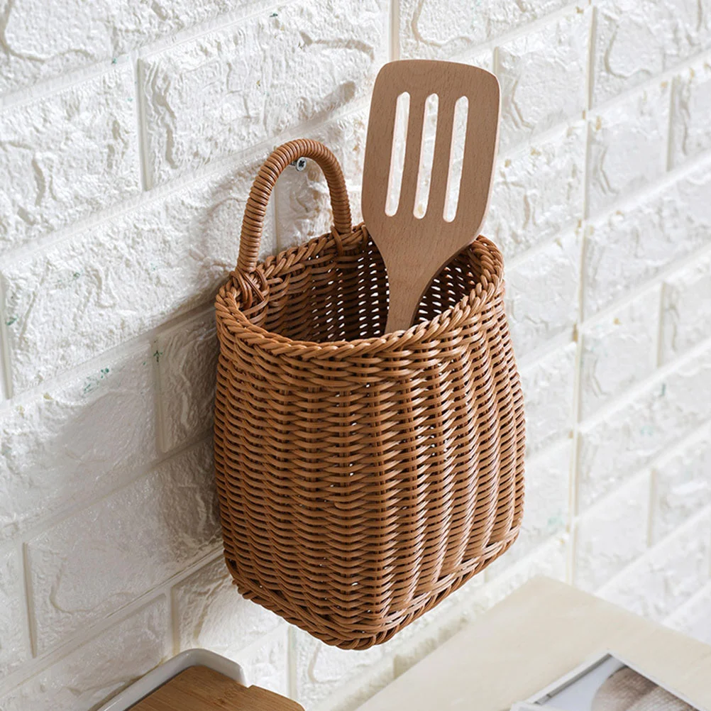 

Kitchenware Hanging Basket Home Supplies Handmade Storage Container Rustic Planter Baskets