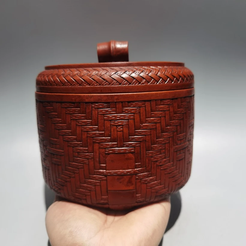 Chinese Yixing Tea Pot Handmade Red Clay Zisha Tea Caddy Raw Ore Purple Clay Pot 400cc
Chinese Yixing Tea Pot Handmade Red Clay Zisha Tea Caddy Raw Ore Purple Clay Pot 400cc
