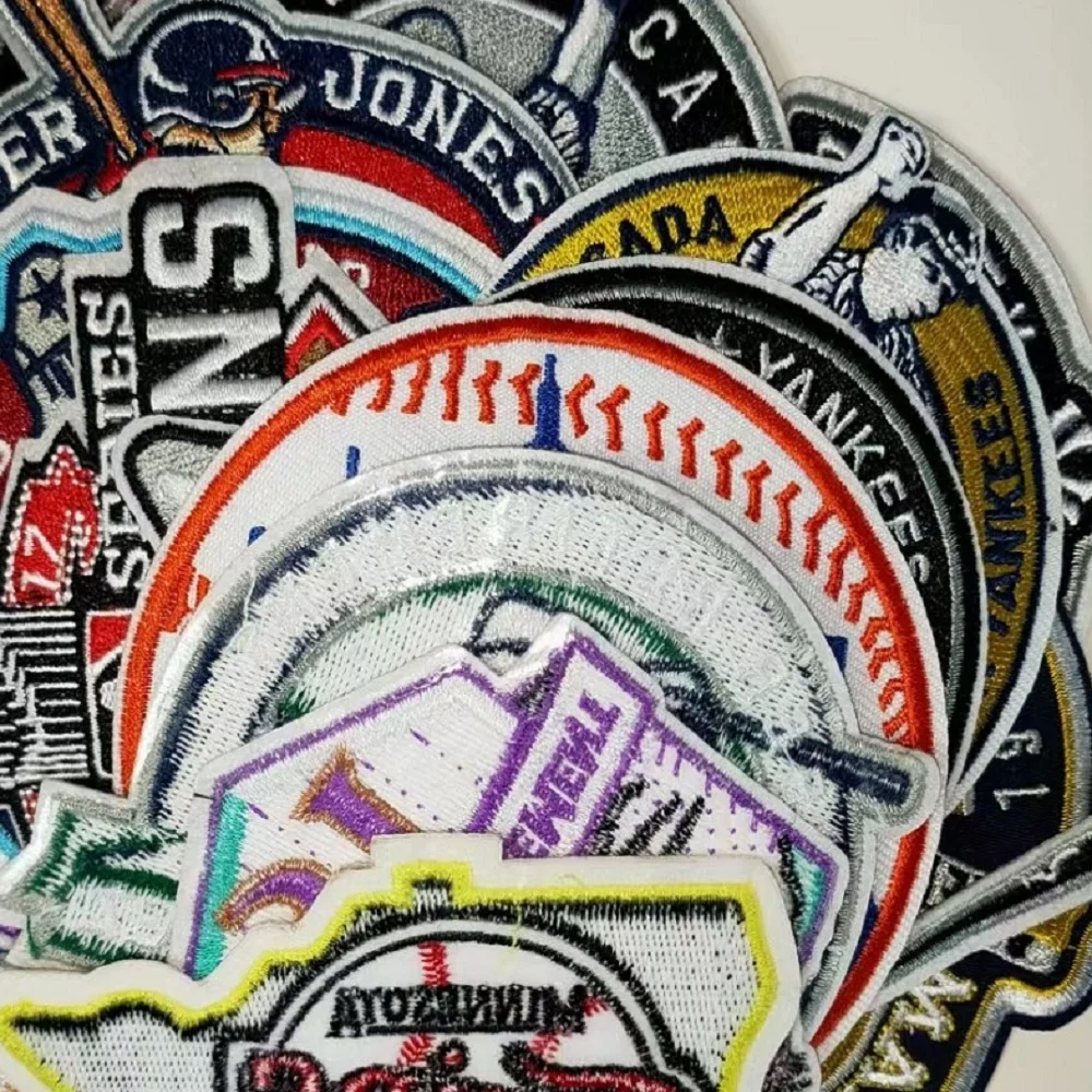 Baseball Hockey team series logo Patches for iron Clothing Jackets DIY Sew on Ironing Embroidery Patch Appliques T Shirt badges
Baseball Hockey team series logo Patches for iron Clothing Jackets DIY Sew on Ironing Embroidery Patch Appliques T Shirt badges