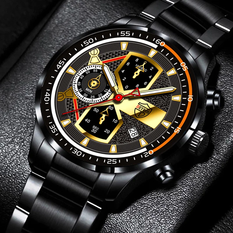 Luxury Brand Mens Watches Fashion Men Sports Stainless Steel Quartz Wrist Watch Luminous Clock Man Business Casual Leather Watch
Luxury Brand Mens Watches Fashion Men Sports Stainless Steel Quartz Wrist Watch Luminous Clock Man Business Casual Leather Watch