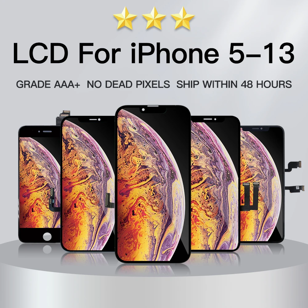 ЖК-дисплей AAA +++ для iPhone X, XR, XS, 11, 12, 13 Pro Max, OLED дисплей с 3D сенсорной сборкой для iPhone 5, 6S, 7, 8 Plus, замена экрана
ЖК-дисплей AAA +++ для iPhone X, XR, XS, 11, 12, 13 Pro Max, OLED дисплей с 3D сенсорной сборкой для iPhone 5, 6S, 7, 8 Plus, замена экрана