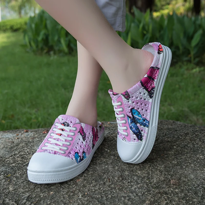 Женские уличные повседневные туфли, летние модные дышащие удобные спортивные туфли на плоской подошве с круглым носком, женские нескользящие туфли
Женские уличные повседневные туфли, летние модные дышащие удобные спортивные туфли на плоской подошве с круглым носком, женские нескользящие туфли