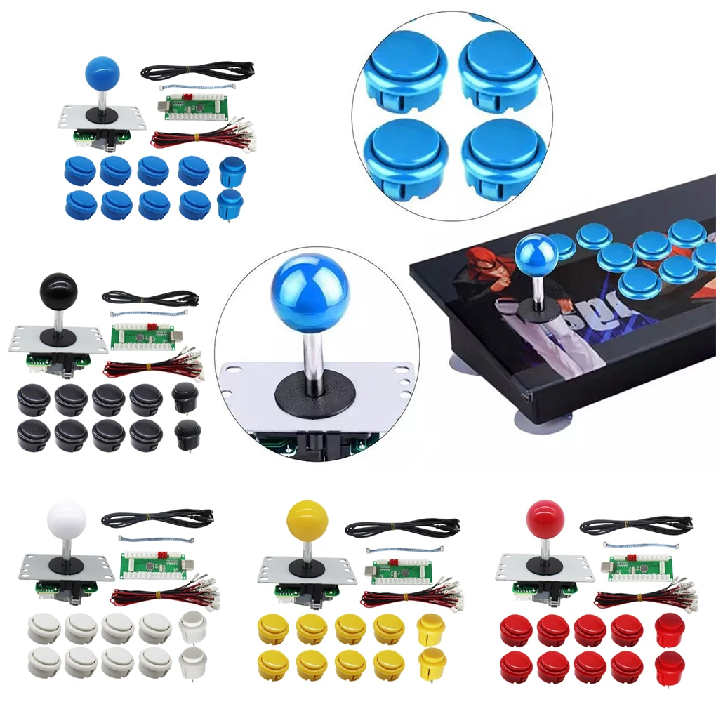 Arcade Joystick Replaced Part Gaming Buttons Fine Workmanship Upgraded Fittings Craftsmanship Fighting Sticks Yellow
Arcade Joystick Replaced Part Gaming Buttons Fine Workmanship Upgraded Fittings Craftsmanship Fighting Sticks Yellow