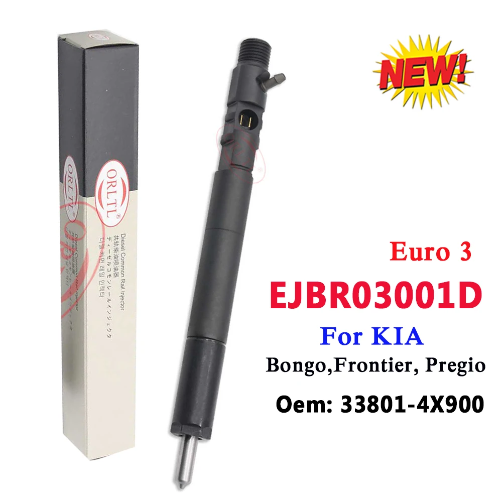 Топливный инжектор ORLTL 33801-4X900 EJBR03001D, дизельная Форсунка с общей топливной магистралью 4X900 для Delphi KIA Frontier Bongo 2.9L CRDi Euro 3
Топливный инжектор ORLTL 33801-4X900 EJBR03001D, дизельная Форсунка с общей топливной магистралью 4X900 для Delphi KIA Frontier Bongo 2.9L CRDi Euro 3