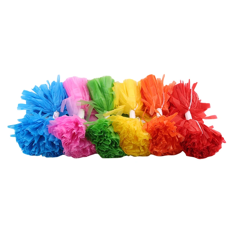 Sports Pompoms Cheerleader Pompons High Quality Cheerleading Supplies Color And Handle Can Choose
Sports Pompoms Cheerleader Pompons High Quality Cheerleading Supplies Color And Handle Can Choose
