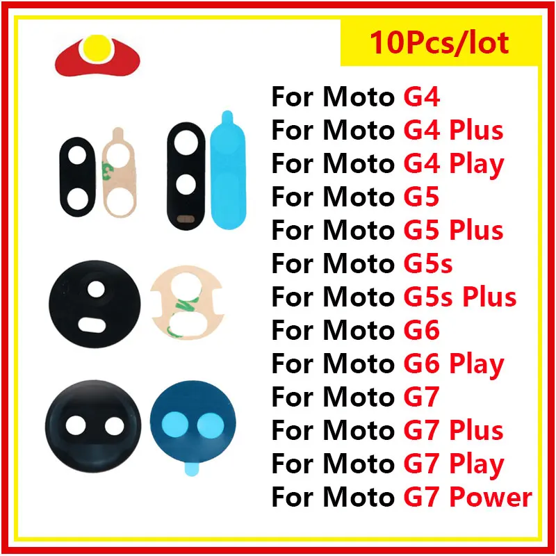 10Pcs Rear Back Camera Glass Lens For Motorola Moto G4 G5 G5s G6 G7 Plus Play Power With Glue Sticker Replacement
10Pcs Rear Back Camera Glass Lens For Motorola Moto G4 G5 G5s G6 G7 Plus Play Power With Glue Sticker Replacement